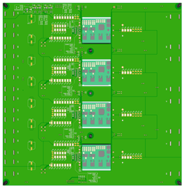 EVAL-ADPM12160 Board Photo Bottom View