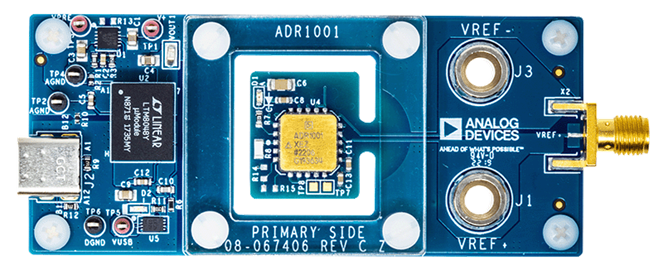 EVAL-ADR1001 Evaluation Board - Top View