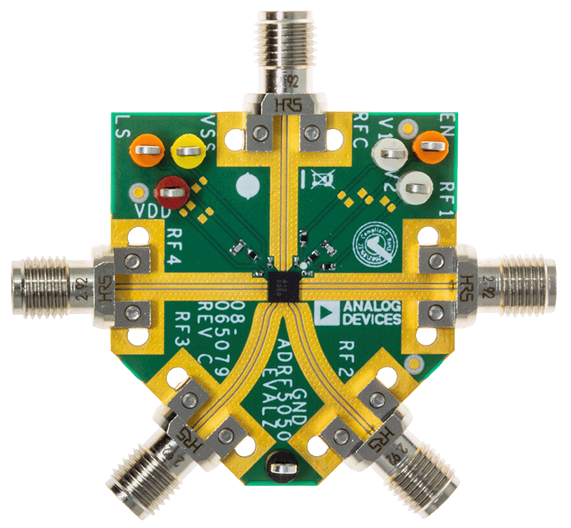 ADRF5050 Evaluation Board - Top