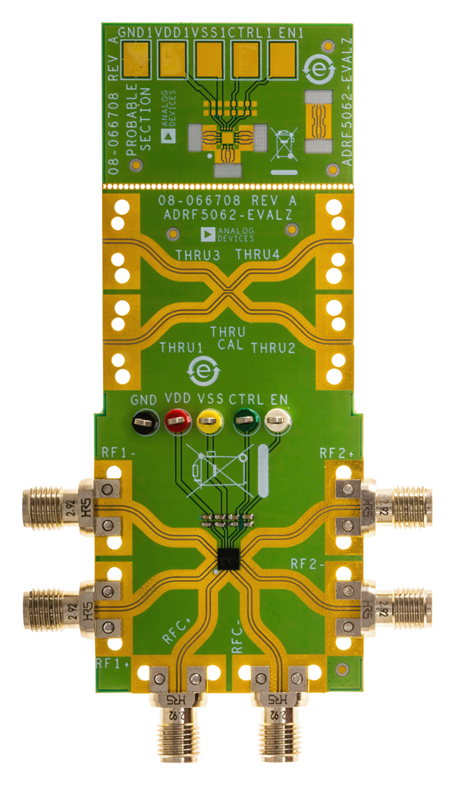 EVAL-ADRF5062 Board Photo Top View