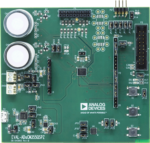 ADuCM355 Evaluation Board - Top View