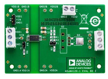ADuM4120-1 Evaluation Board (top)