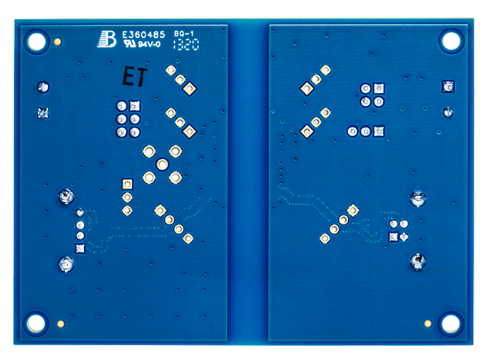 EVAL-ADuM4166EBZ Evaluation Board - Bottom View