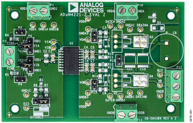 ADuM4211/ADuM4212 Evaluation Board