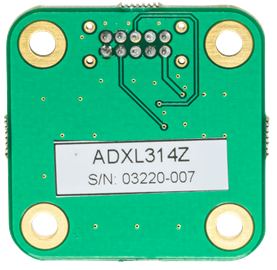 EVAL-ADXL314Z Evaluation Board - Bottom View