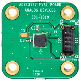EVAL-ADXL314Z Evaluation Board - Top View