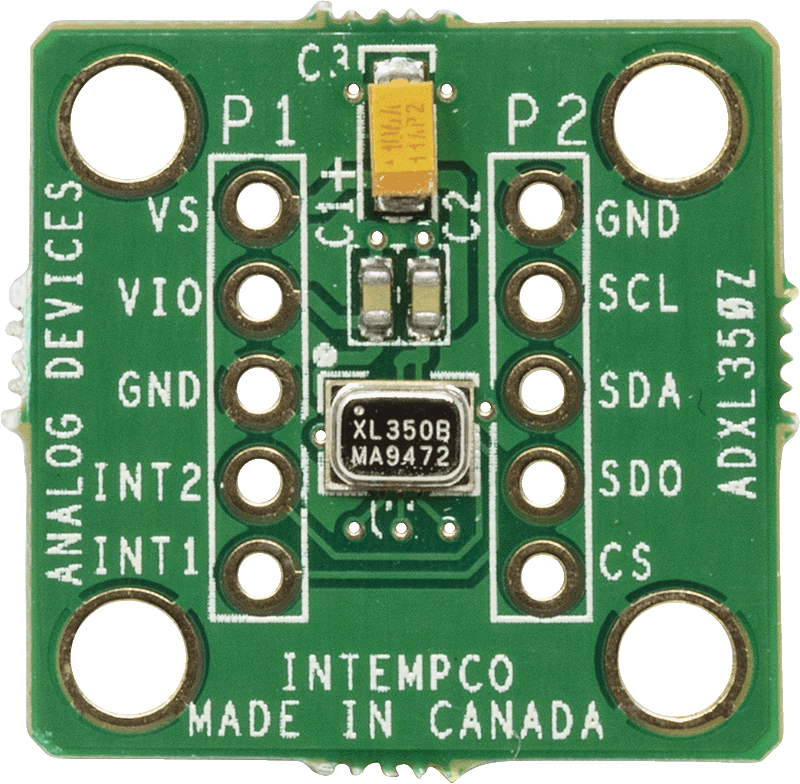ADXL350 Evaluation Board