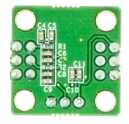 EVAL-ADXL355Z-SDP Evaluation Board - Bottom View