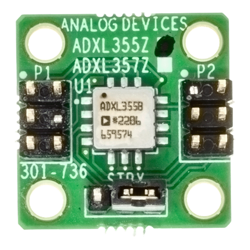 EVAL-ADXL355Z-SDP Evaluation Board - Top View