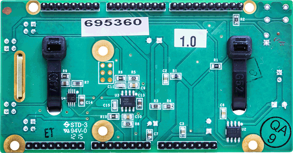 CN0338 Evaluation Board - Bottom View