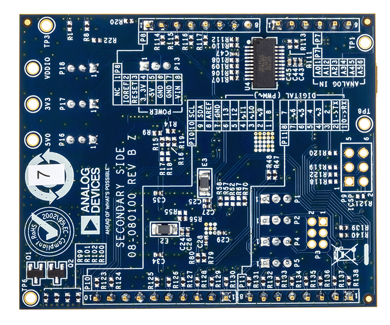 EVAL-ISOMAX Board Photo Bottom View