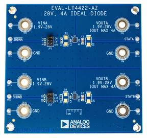 EVAL-LT4422-AZ Board Photo Top View