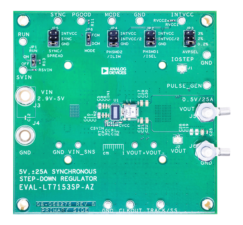 EVAL-LT7153SP Board Photo Top View
