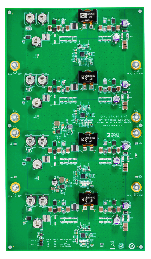 EVAL-LT8210-1-AZ Board Photo Top View