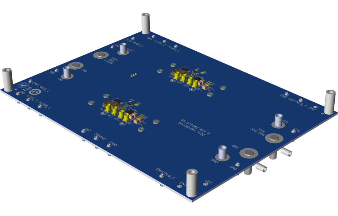 EVAL-LT8292-GZ Evaluation Board Bottom View