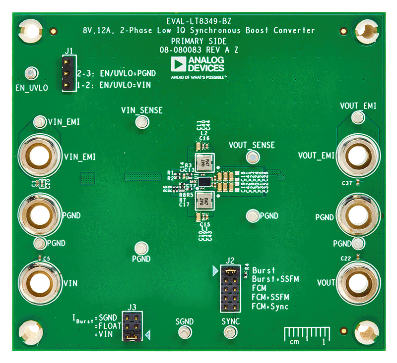 EVAL-LT8349-BZ Board Photo Top View