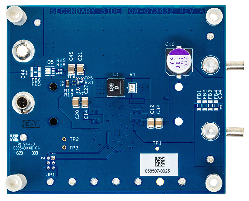 EVAL-LT8390A-AZ Board Photo Bottom View
