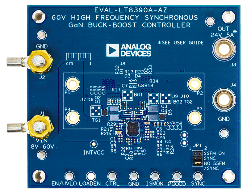 EVAL-LT8390A-AZ Board Photo Top View