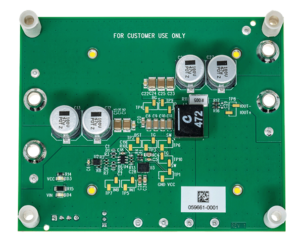 EVAL-LT8418-AZ Board Photo Bottom View