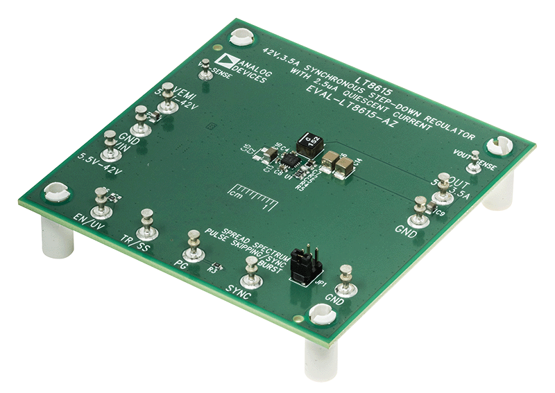 EVAL-LT8615-AZ Board Photo Angle View