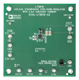 EVAL-LT8615-AZ Board Photo Top View