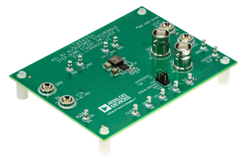 EVAL-LT8640SA-AZ Board Photo Angle View