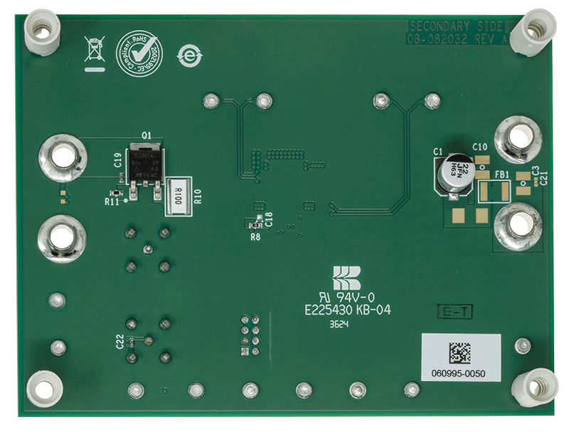 EVAL-LT8643SA-AZ Board Photo Bottom View
