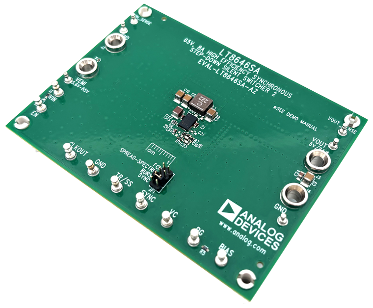 EVAL-LT8646SA-AZ Board Photo Angle View