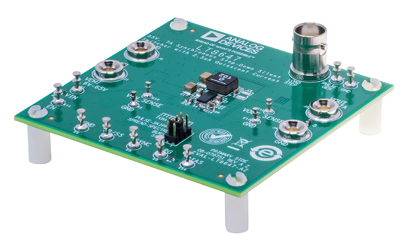 EVAL-LT8647-AZ Board Photo Angle View
