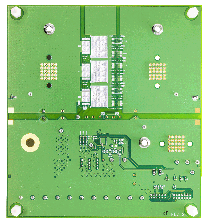 EVAL-LTC4286 Evaluation Board - Bottom View