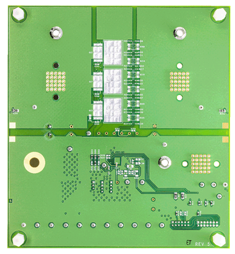 EVAL-LTC4286 Evaluation Board - Bottom View