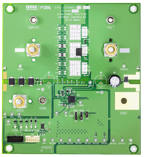 EVAL-LTC4286 Evaluation Board - Top View