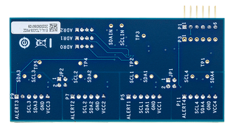 EVAL-LTC4306-PMDZ Evaluation Board - Bottom View