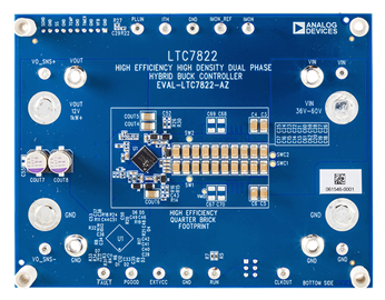 EVAL-LTC7822-AZ Board Photo Bottom View