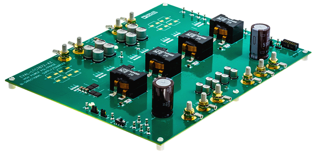 EVAL-LTC7872-AZ Board Photo Angle View