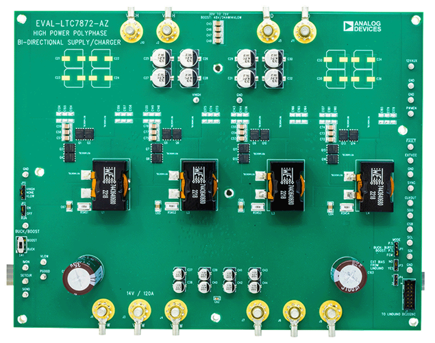 EVAL-LTC7872-AZ Board Photo Top View