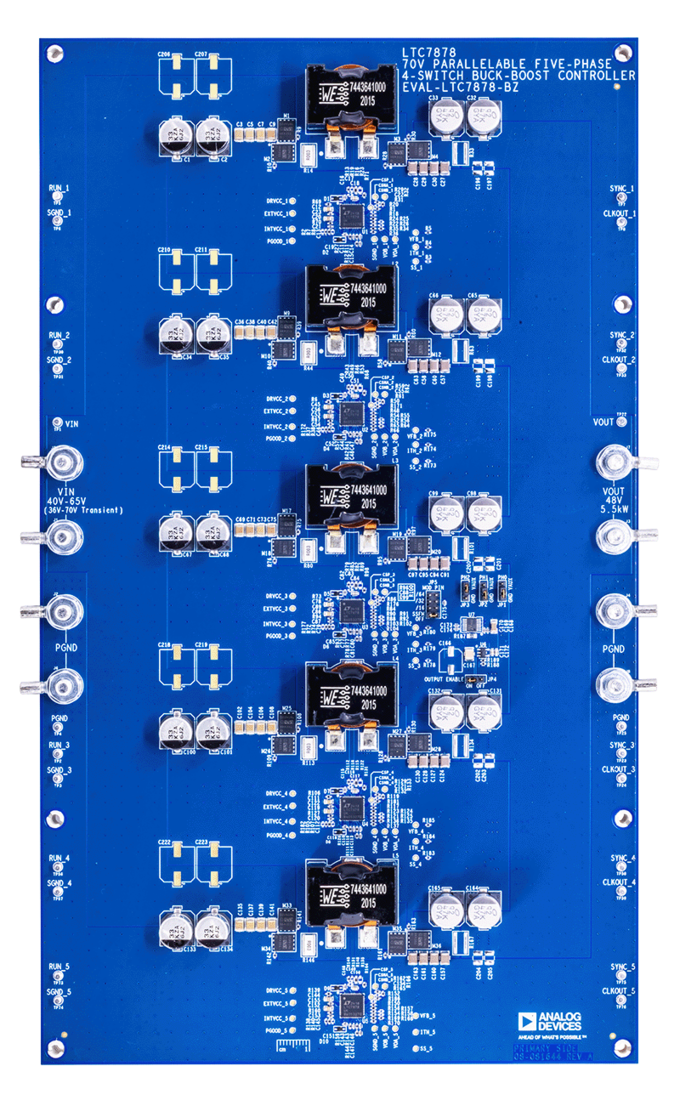 EVAL-LTC7878-BZ Board Photo Top View