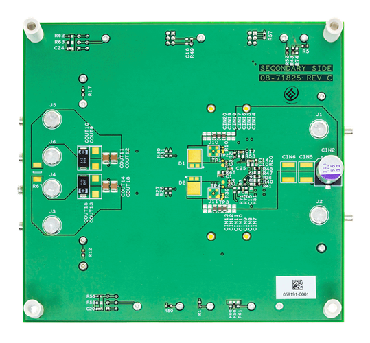 EVAL-LTC7890-AZ Board Photo Bottom View
