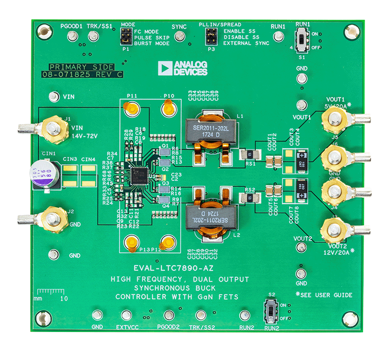 EVAL-LTC7890-AZ Board Photo Top View