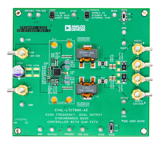 EVAL-LTC7890-AZ Board Photo Top View