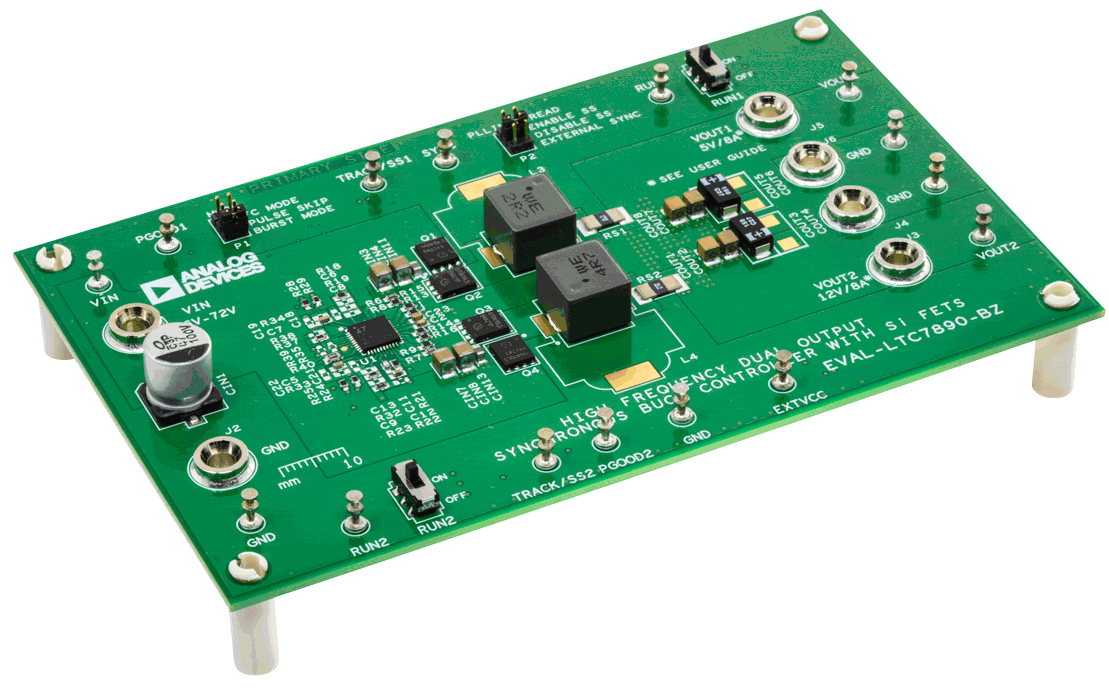 EVAL-LTC7890-BZ Board Photo Angle View