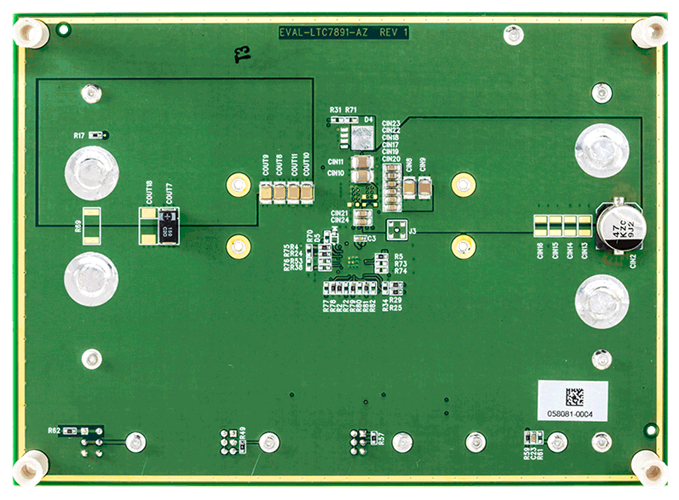 EVAL-LTC7891-AZ Board Photo Bottom View