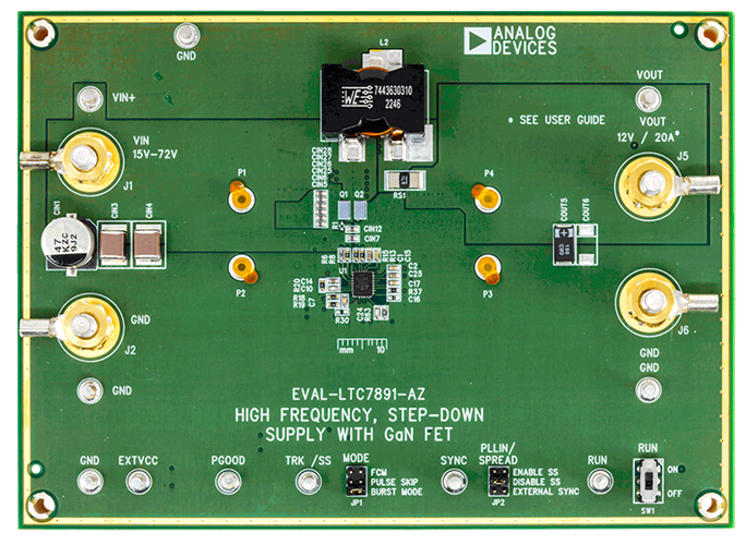 EVAL-LTC7891-AZ Board Photo Top View