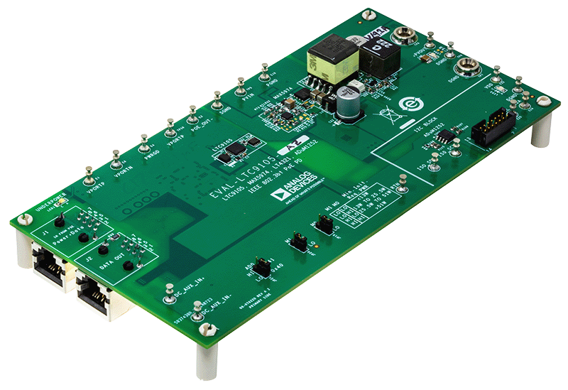 EVAL-LTC9105-AZ Board Photo Angle View