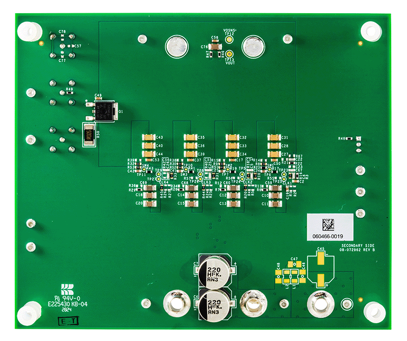 EVAL-LTM4638-AZ Board Photo Bottom View