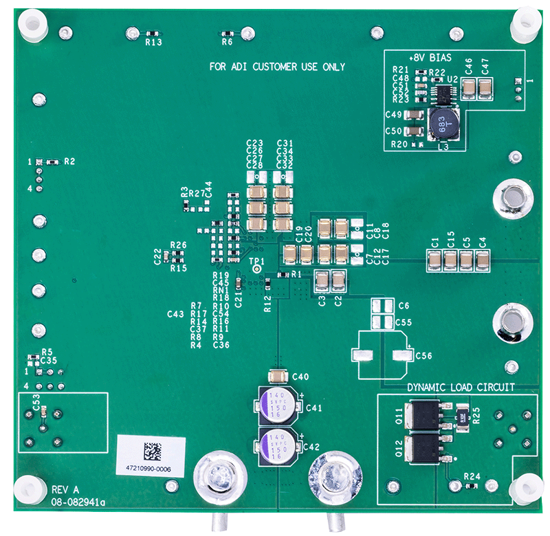 EVAL-LTM4654-AZ Board Photo Bottom View