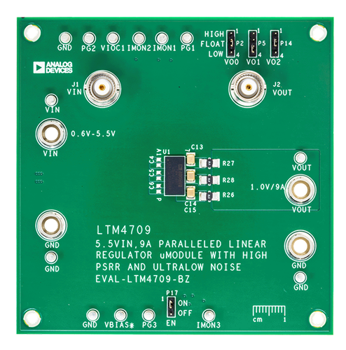 EVAL-LTM4709-BZ Board Photo Top View