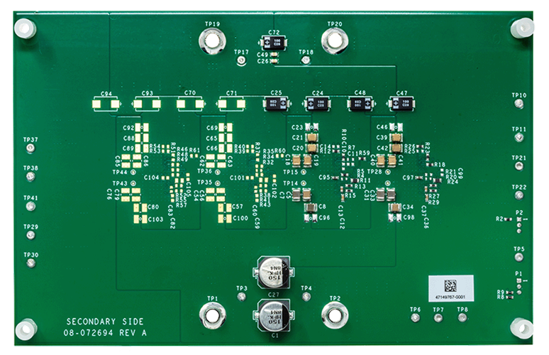 EVAL-LTM4712-A1Z Board Photo Bottom View