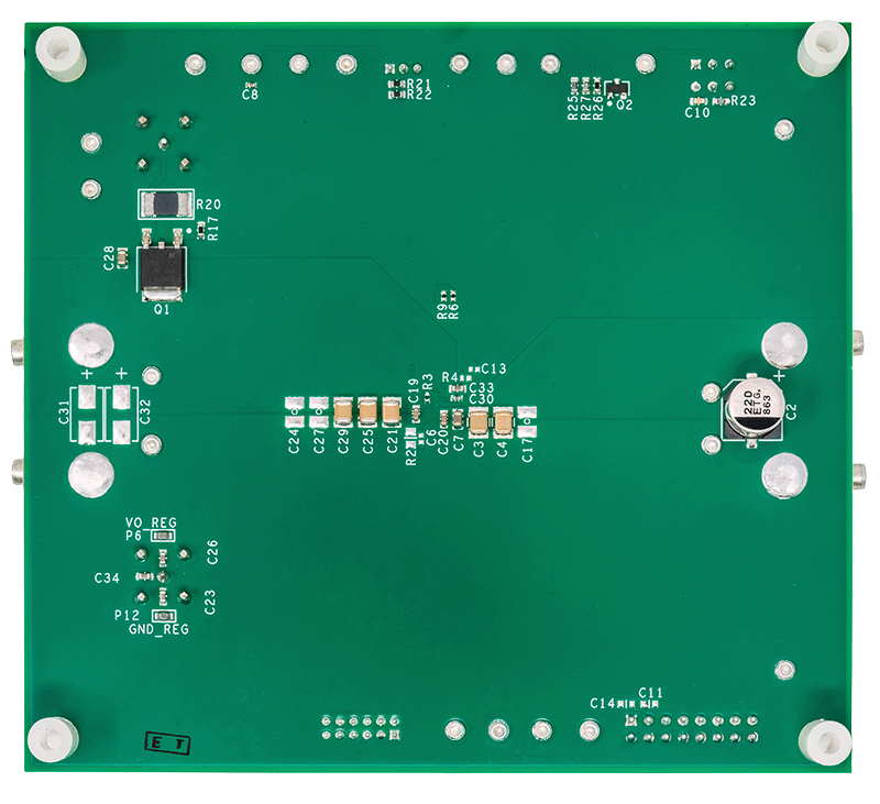 EVAL-LTM4739-AZ Board Photo Bottom View