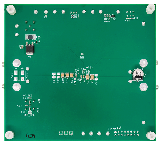 EVAL-LTM4739-AZ Board Photo Bottom View